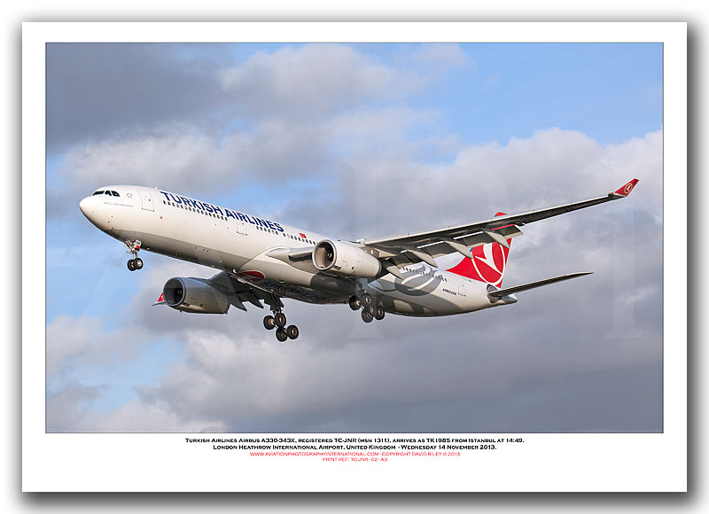 TC-JNR - Turkish Airlines Airbus A330-343X (Msn 1311) - 02