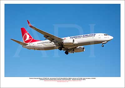 TC-JVP - Turkish Airlines Boeing 737-8F2 WL (Msn 60019 Ln 5883) - 01