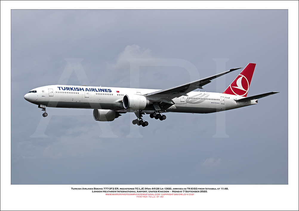 TC-LJE- Turkish Airlines Boeing 777-35R ER (Msn  44126 Ln 1368) - 01