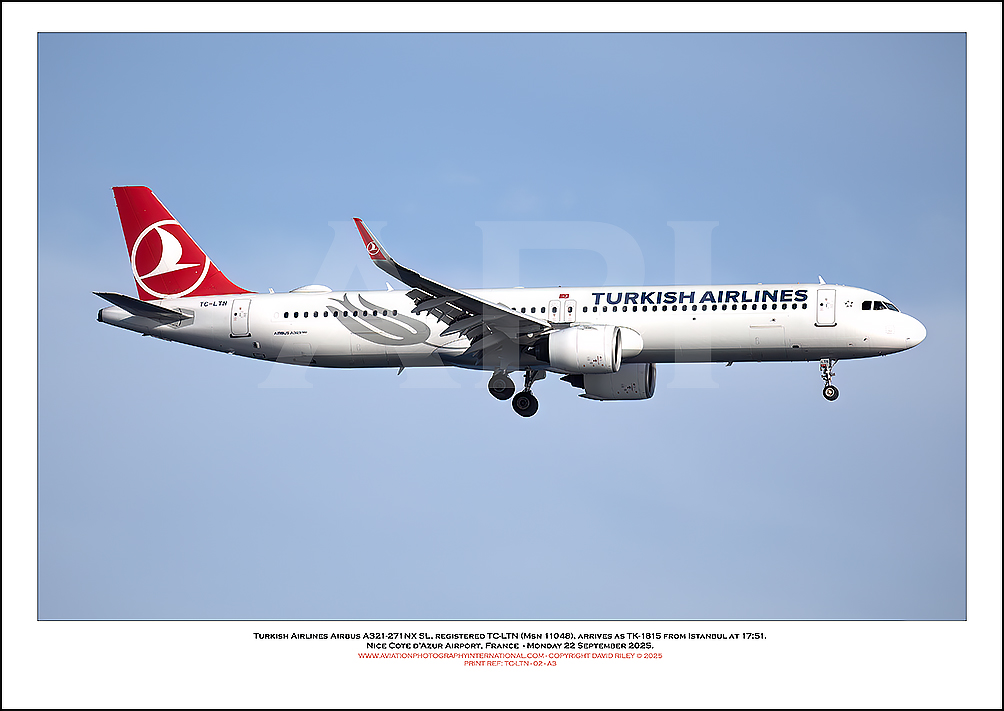 TC-LTN - Turkish Airlines Airbus A321-271NX SL (Msn 11048) - 02