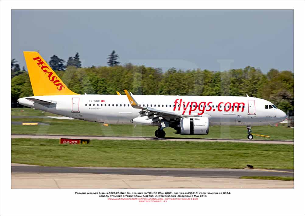 TC-NBR - Pegasus Airlines Airbus A320-251Neo SL  (Msn 8136) - 01