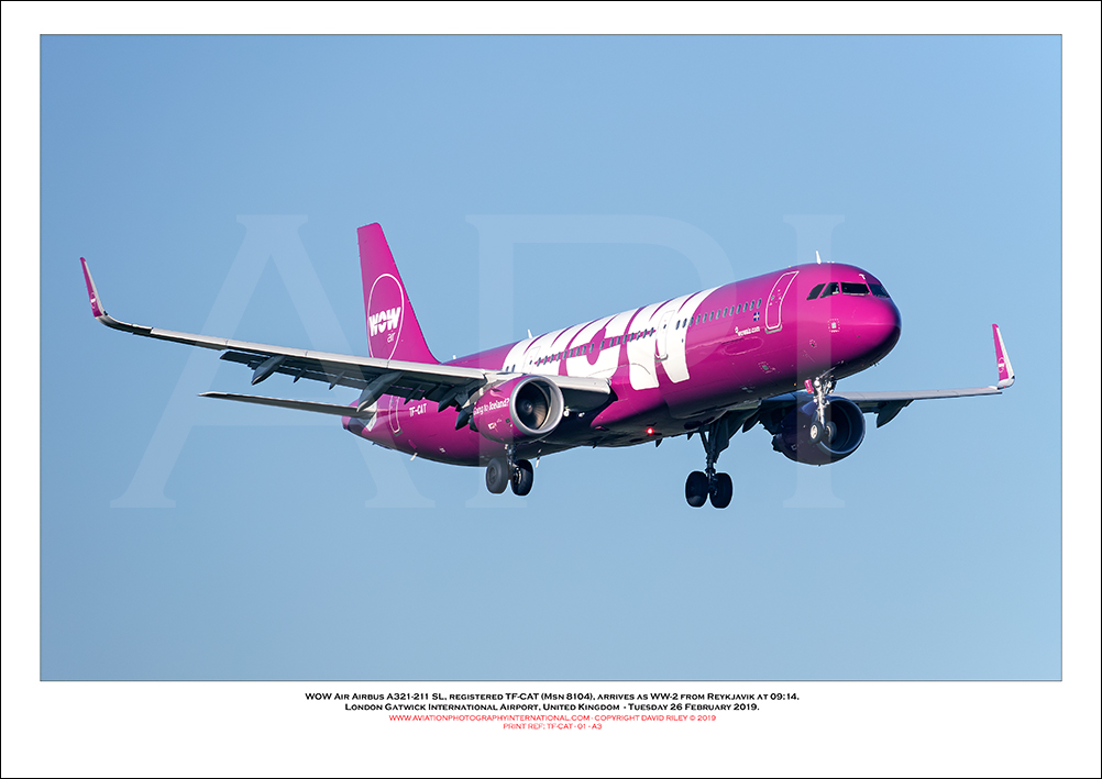 TF-CAT - WOW Air Airbus A321-211 SL, (Msn 8104) - 01