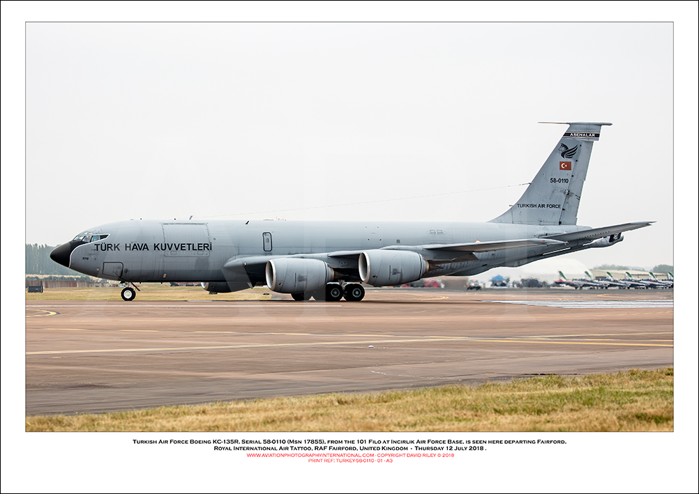 TURKEY-58-0110 - Turkish Air Force Boeing KC-135R (Msn  17855) - 01
