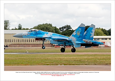 UKRAINE-39 - Ukrainian Air Force Sukhoi Su-27 (Msn 36911035818)   - 01