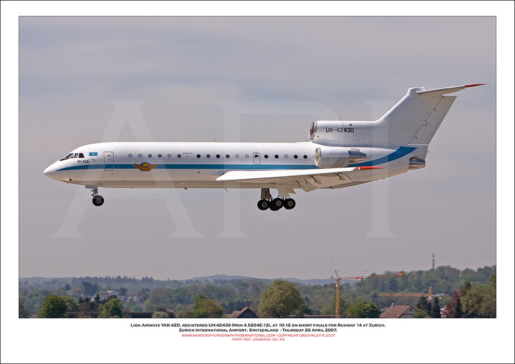 UN-42430 - Lion Airways YAK-42D  (Msn4.5204E-12) - 02