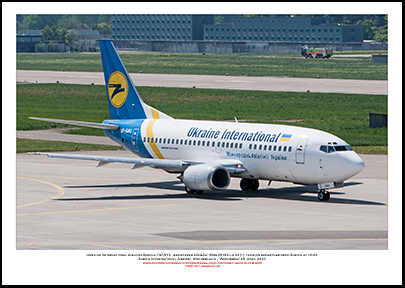UR-GAU - Ukraine International Airlines Boeing 737-5Y0 (Msn 25182 Ln 2211) - 01