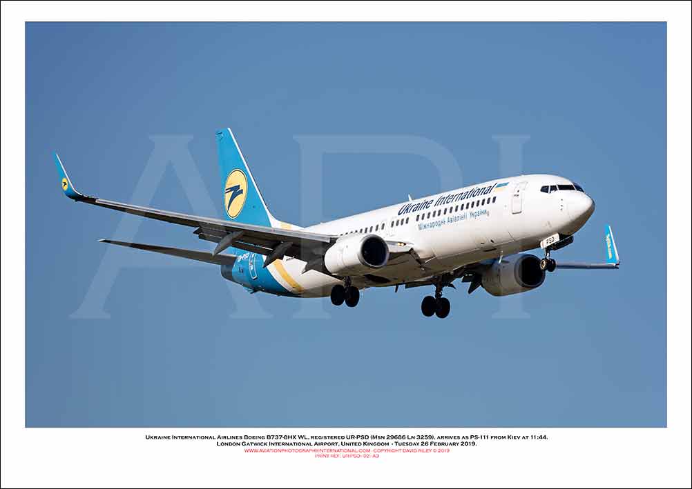 UR-PSD - Ukraine International Airlines Boeing 737-8HX WL (Msn 29686 Ln 3259) - 02