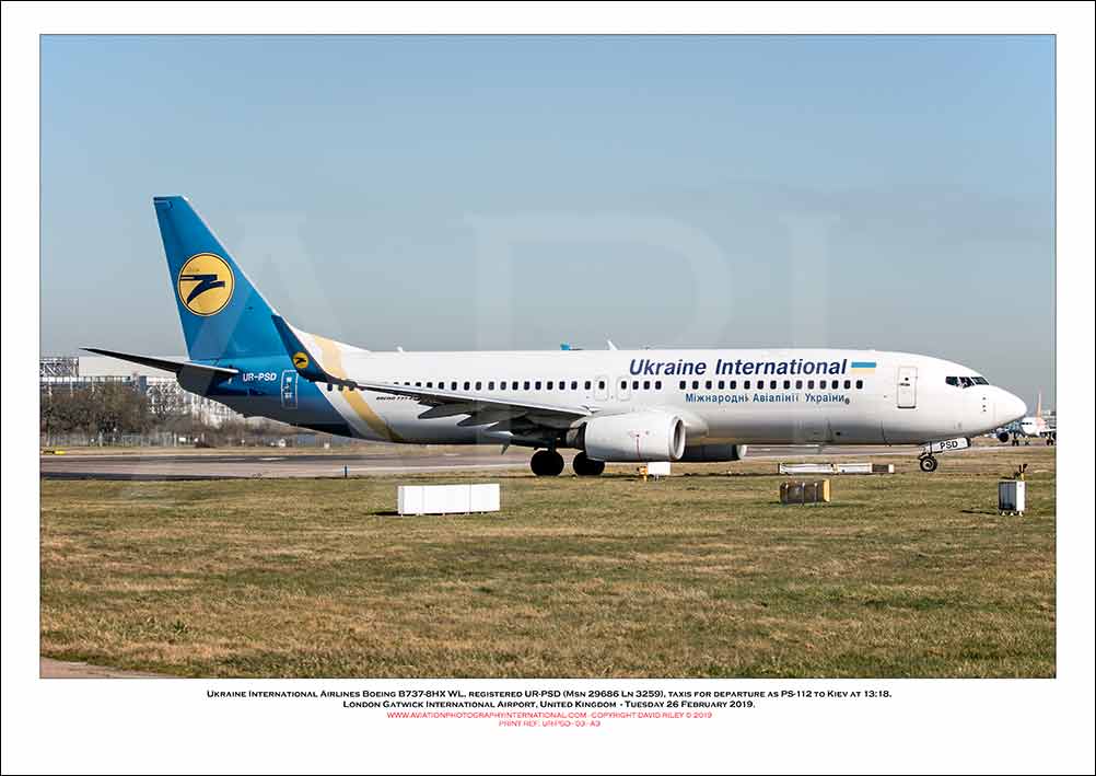 UR-PSD - Ukraine International Airlines Boeing 737-8HX WL (Msn 29686 Ln 3259) - 03