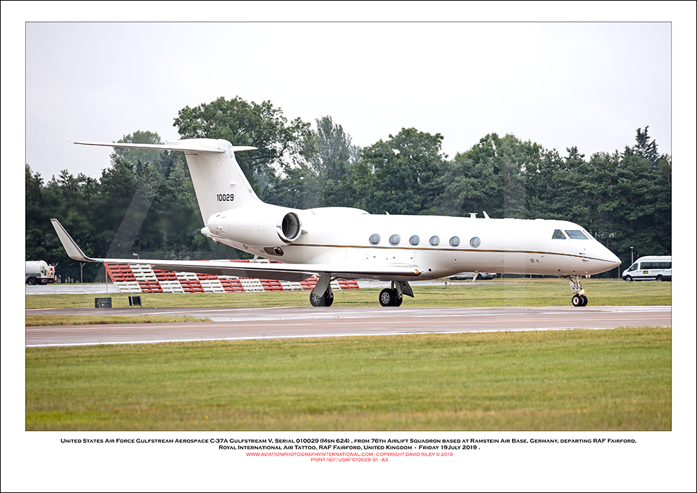 USAF-010029 - United States Air Force Gulstream C-37A  (Msn 550-624- 01