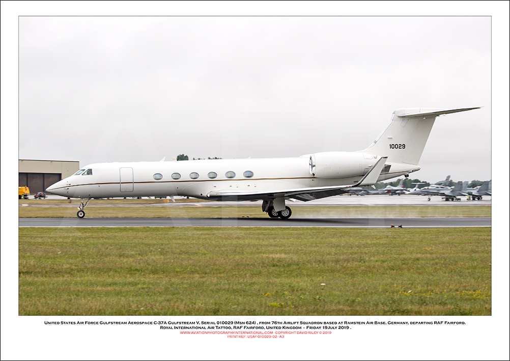 USAF-010029 - United States Air Force Gulstream C-37A  (Msn 550-624- 02