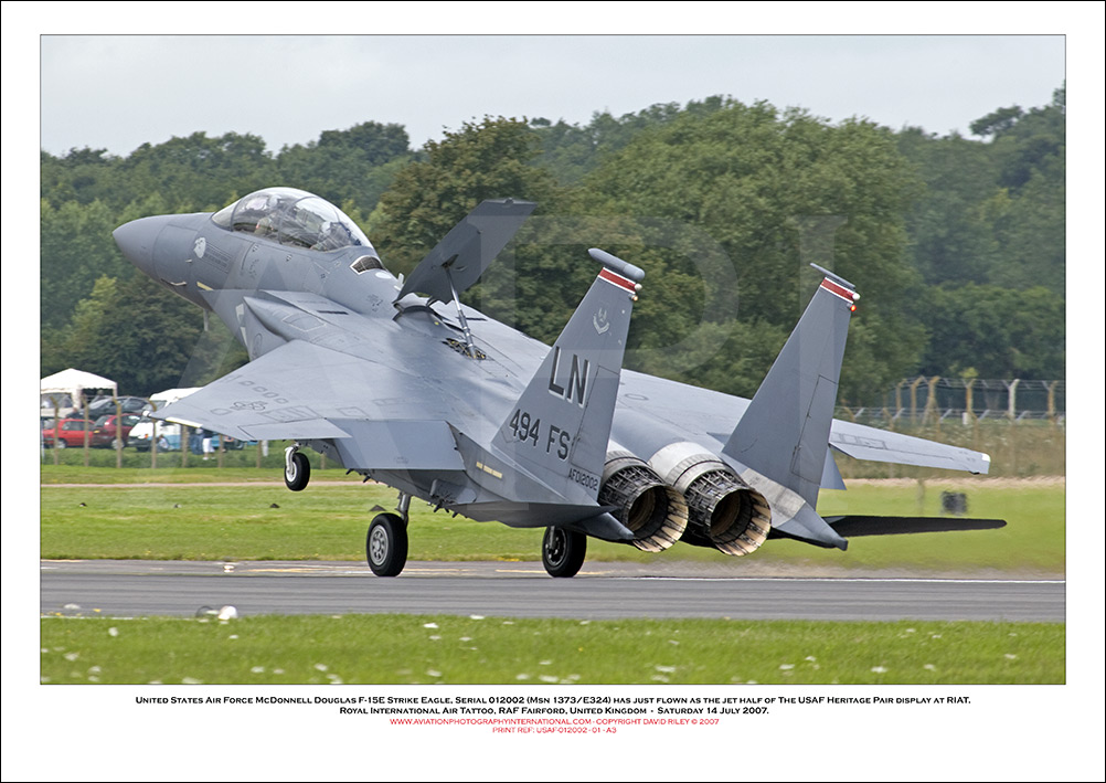 USAF-910316 -United States Air Force McDonnell Douglas F-15E-51-MC Strike Eagle (Msn 1223/E181 - 01