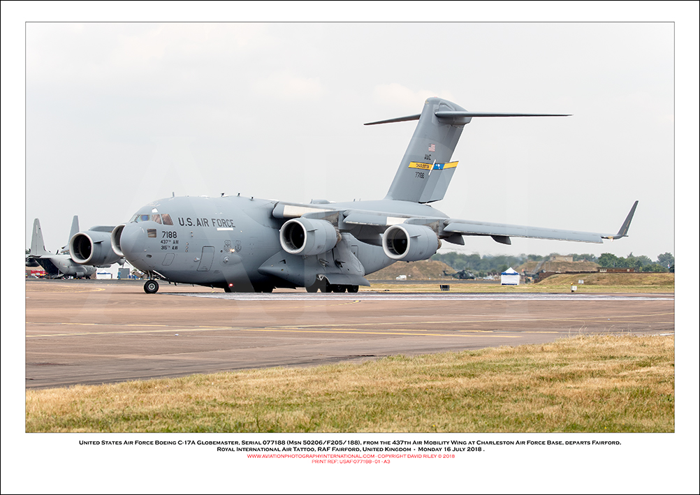 USAF- 077188 - United States Air Force Boeing C-17A Globemaster (Msn 50206/F205/188) - 01