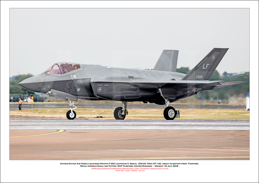 USAF-155125 - United States Air Force Lockheed Martin F-35A Lightning II  (Msn AF-116) - 03