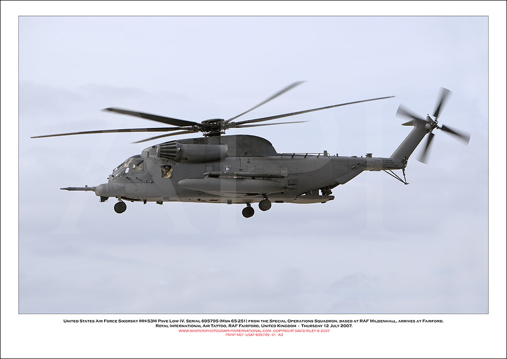 USAF-695795 - United States Air Force Sikorsky MH-53M Pave Low IV  (Msn 65-251) - 01