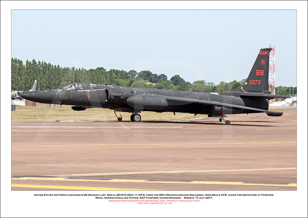 USAF-801073 - United States Air Force Lockheed U-2S Dragon Lady (Msn 11/073) - 01