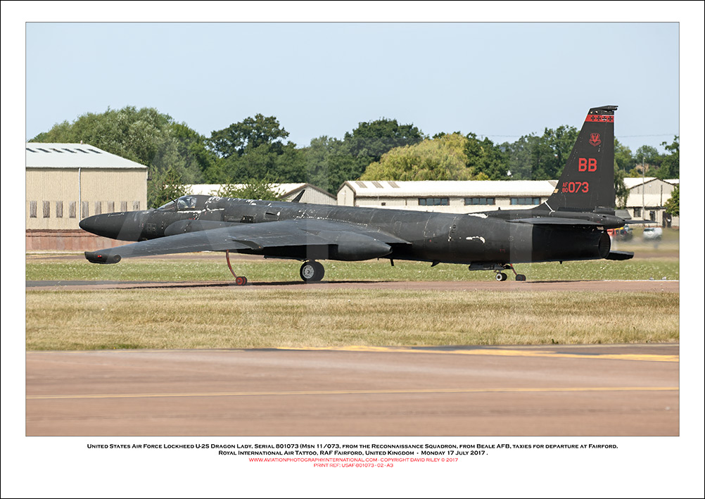 USAF-801073 - United States Air Force Lockheed U-2S Dragon Lady (Msn 11/073) - 02