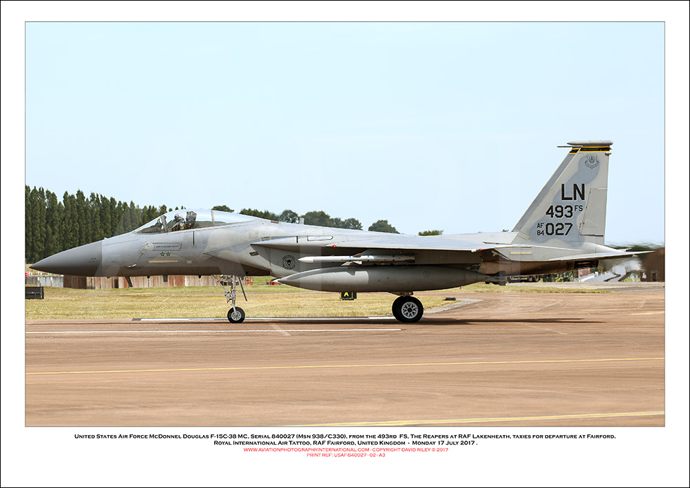 USAF-840027 - United States Air Force McDonnell Douglas F-15C-38 MC (Msn 938/C330) - 02