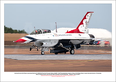 USAF-910479 - United States Air Force Thunderbirds Lockheed Martin F-16DM-52 Fighting Falcon - 02