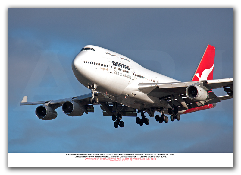 VH-OJN - Qantas Boeing B747-438  (Msn  25315 Ln 883) - 01