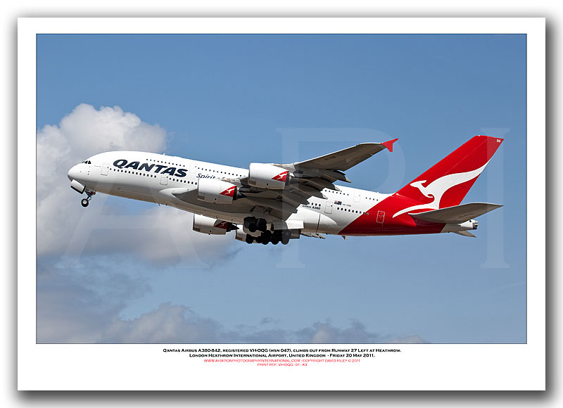 VH-OQG - Qantas Airbus A380-842  (Msn 047) - 01