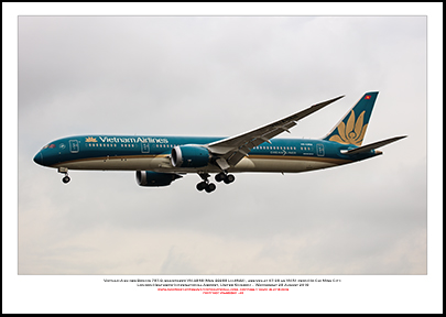 VN-A868 - Vietnam Airlines Boeing 787-9  (Msn 39288 Ln 4642) - 01