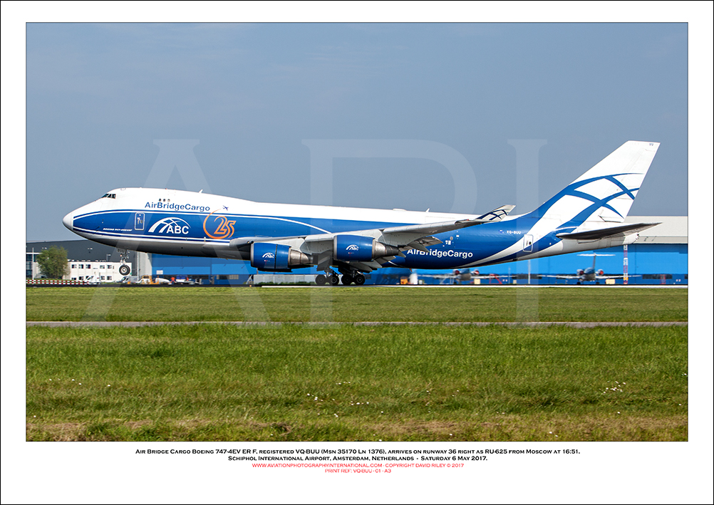 VQ-BUU -Air Bridge Cargo Boeing 747-4EV ER F (Msn 35170 Ln 1376) - 01