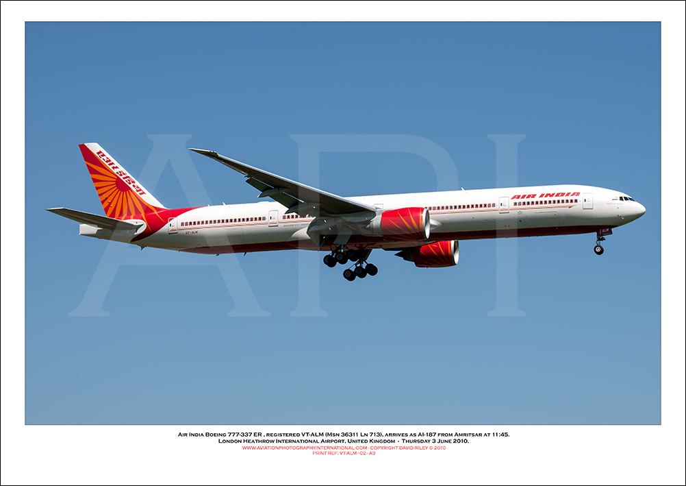 VT-ALM - Air India Boeing 777-337 ER  (Msn 36311 Ln 713) - 02