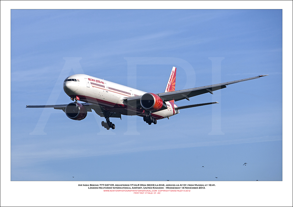 VT-ALR - Air India Boeing 777-337 ER (Msn 36316 Ln 814) - 01