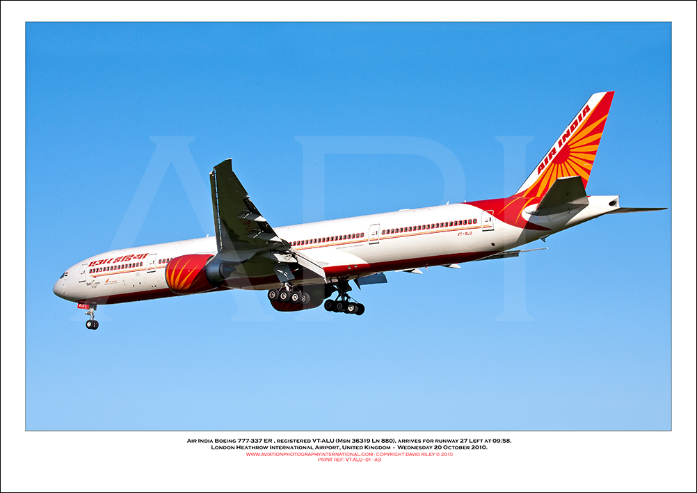 VT-ALU - Air India Boeing 777-337 ER (Msn 36319 Ln 880) - 01