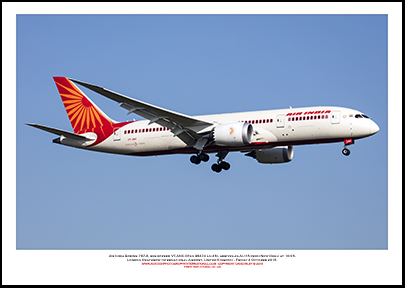 VT-ANC - Air India Boeing 787-8  (Msn 36274 Ln 28) - 01