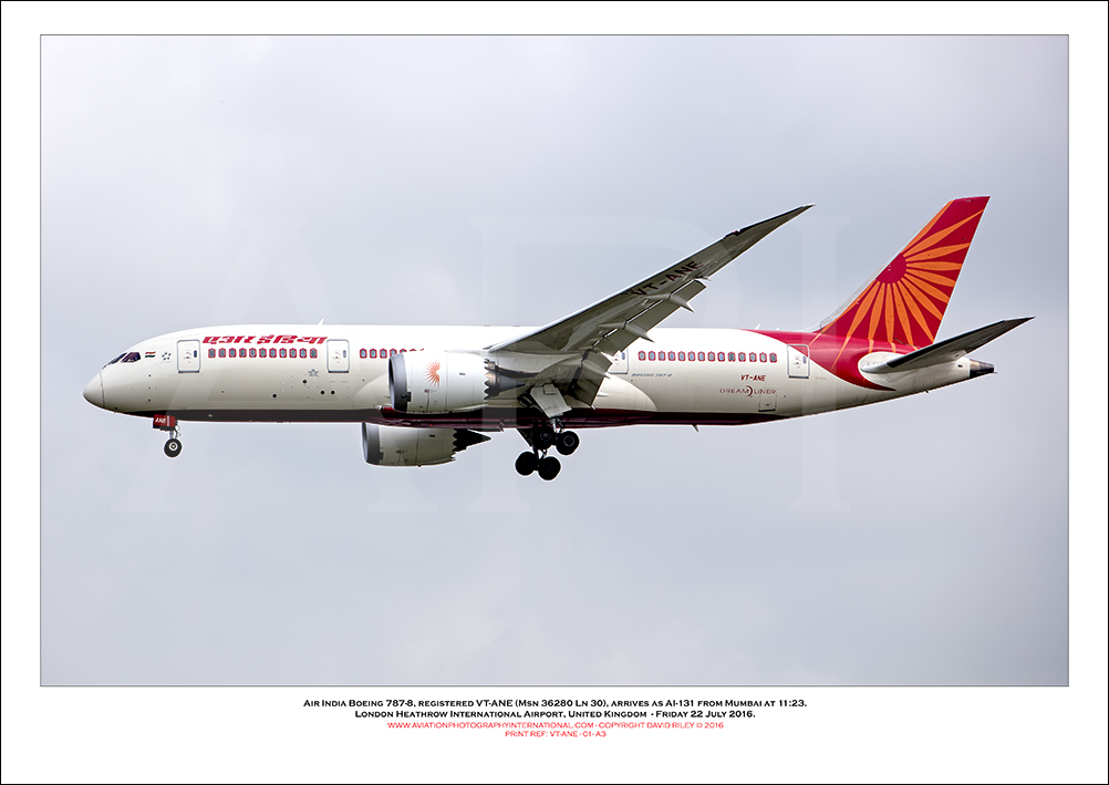 VT-ANE - Air India Boeing 787-8  (Msn 36280 Ln 30) - 01