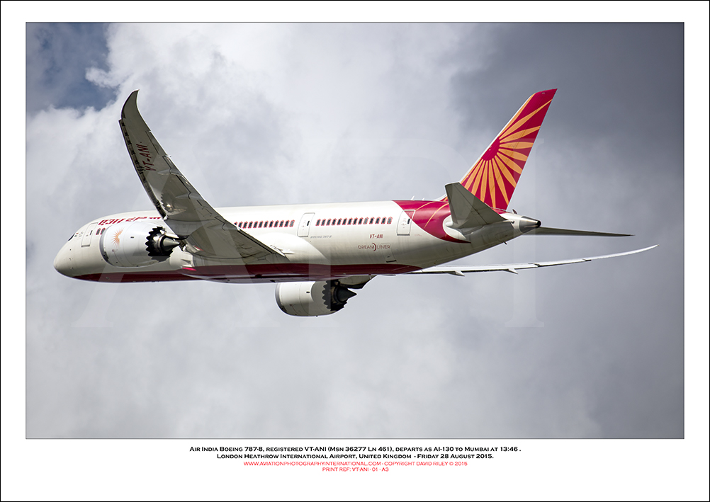 VT-ANI - Air India Boeing 787-8  (Msn 36277 Ln 46) - 01