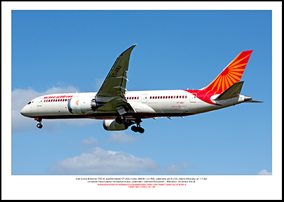 VT-ANJ - Air India Boeing 787-8  (Msn 36281 Ln 54) - 01