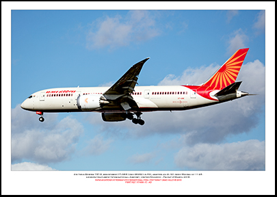 VT-ANK - Air India Boeing 787-8  (Msn 36282 Ln 60) - 01
