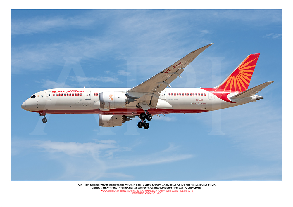 VT-ANK - Air India Boeing 787-8  (Msn 36282 Ln 60) - 02