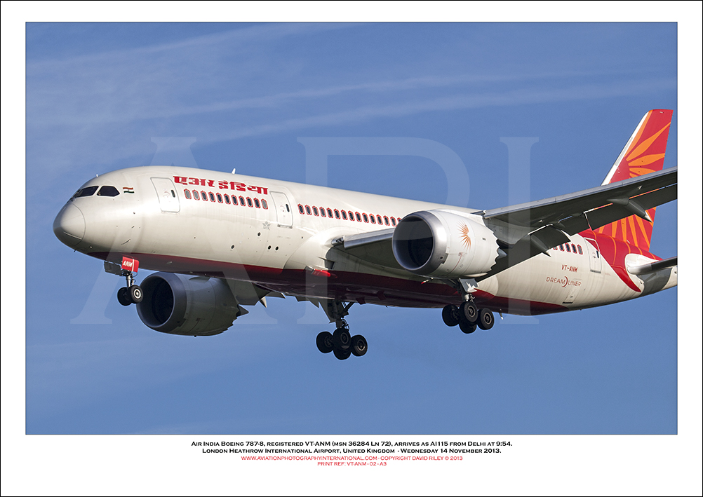 VT-ANM - Air India Boeing 787-8  (Msn 36284 Ln 72) - 02