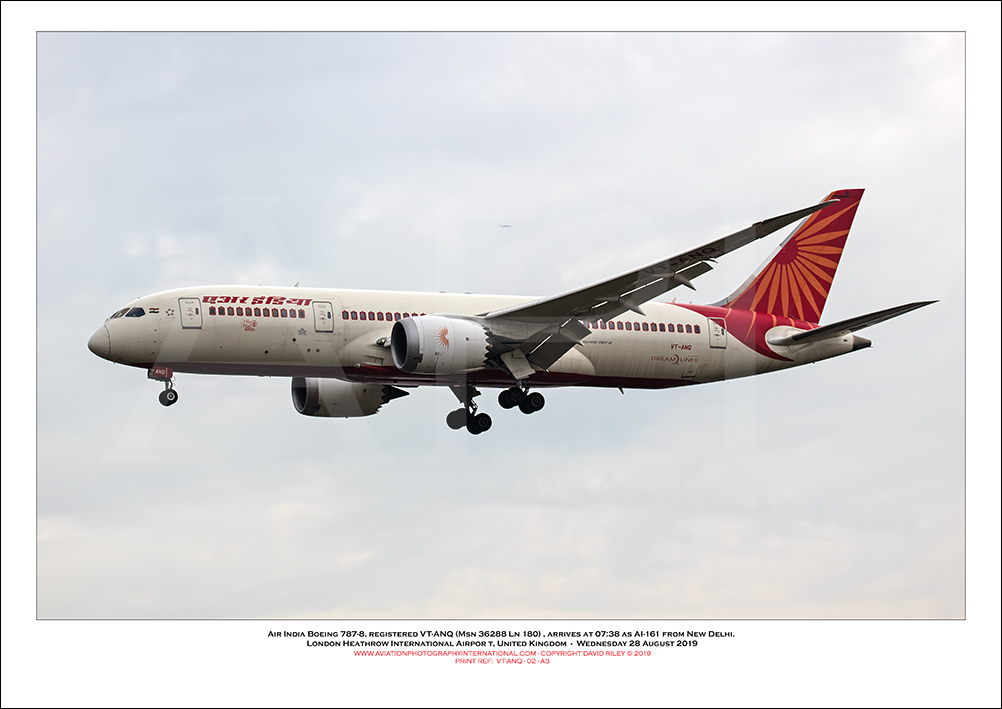 VT-ANQ - Air India Boeing 787-8  (Msn 36288 Ln 180) - 02