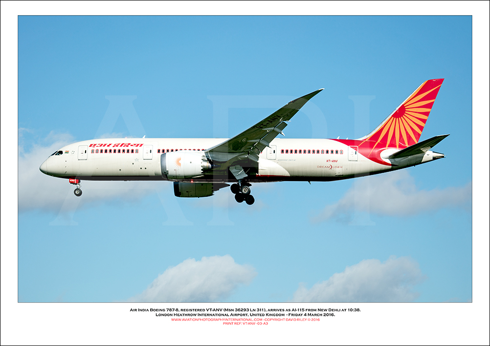 VT-ANV - Air India Boeing 787-8  (Msn 36293 Ln 311) - 03