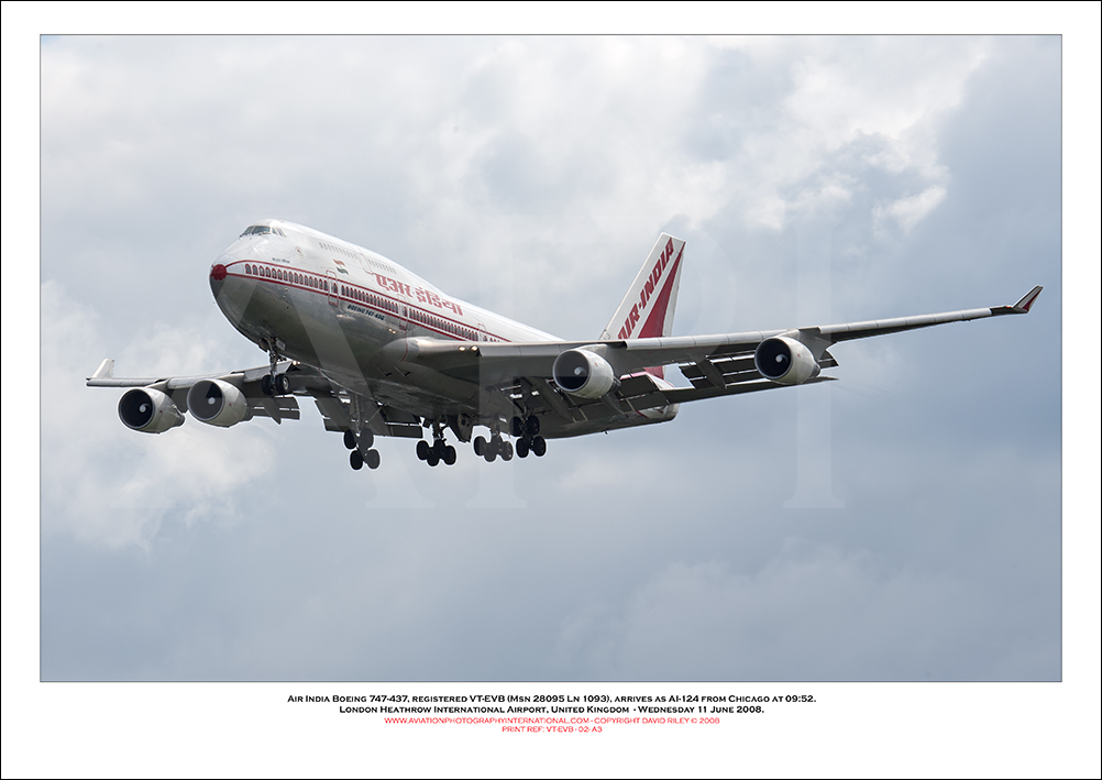 VT-EVB - Air India Boeing 747-437 (Msn 28095 Ln 1093) - 02