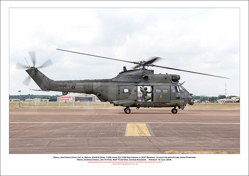XW216 - Royal Air Puma HC.2 (Msn 1129) - 01