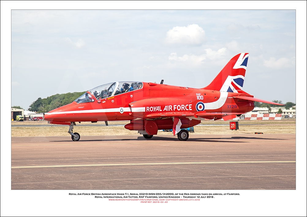 XX219 - Royal Air Force British Aerospace Hawk T.1 (Msn 055/312055) - 02