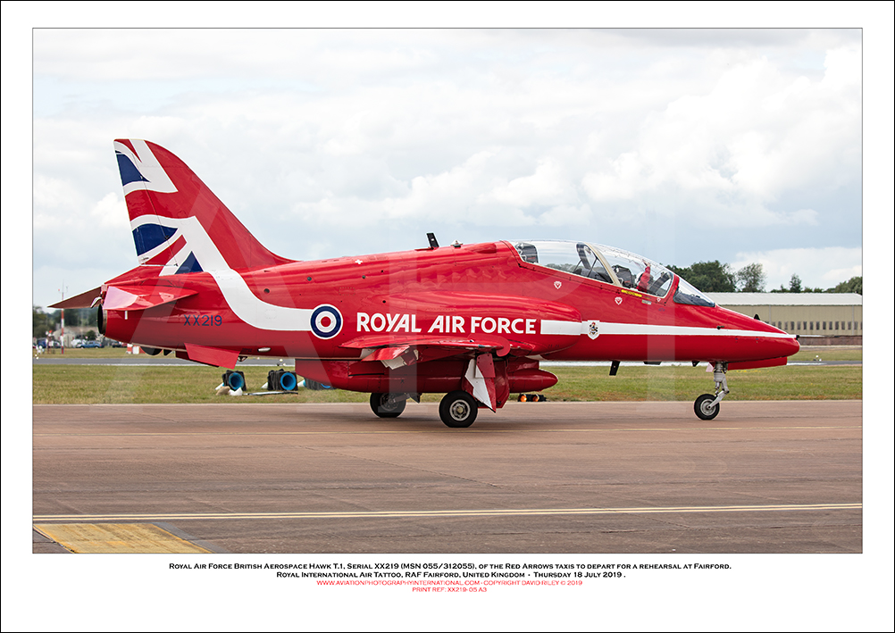 XX219 - Royal Air Force British Aerospace Hawk T.1 (Msn 055/312055) - 05