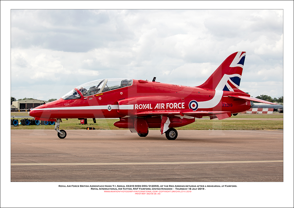 XX219 - Royal Air Force British Aerospace Hawk T.1 (Msn 055/312055) - 06