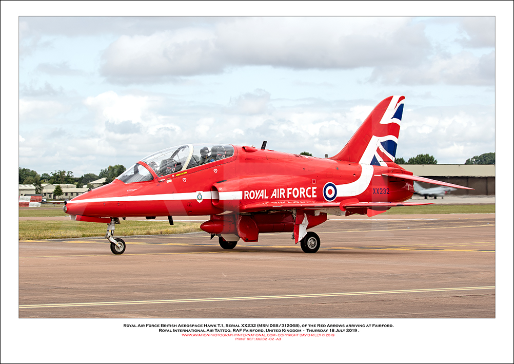 XX232 - Royal Air Force British Aerospace Hawk T.1 (Msn 068/312068) - 02