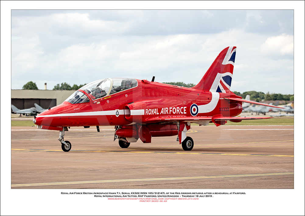 XX322 - Royal Air Force British Aerospace Hawk T.1 (Msn 165/312147) - 06
