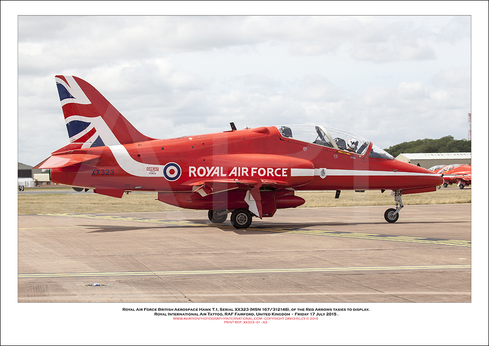 XX323 - Royal Air Force British Aerospace Hawk T.1 (Msn 167/312148) - 01