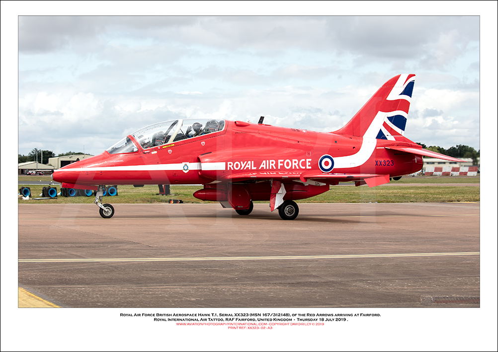 XX323 - Royal Air Force British Aerospace Hawk T.1 (Msn 167/312148) - 02