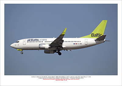 YL-BBK - Air Baltic Boeing 737-33V WL  (Msn 29332 Ln 3072) - 01