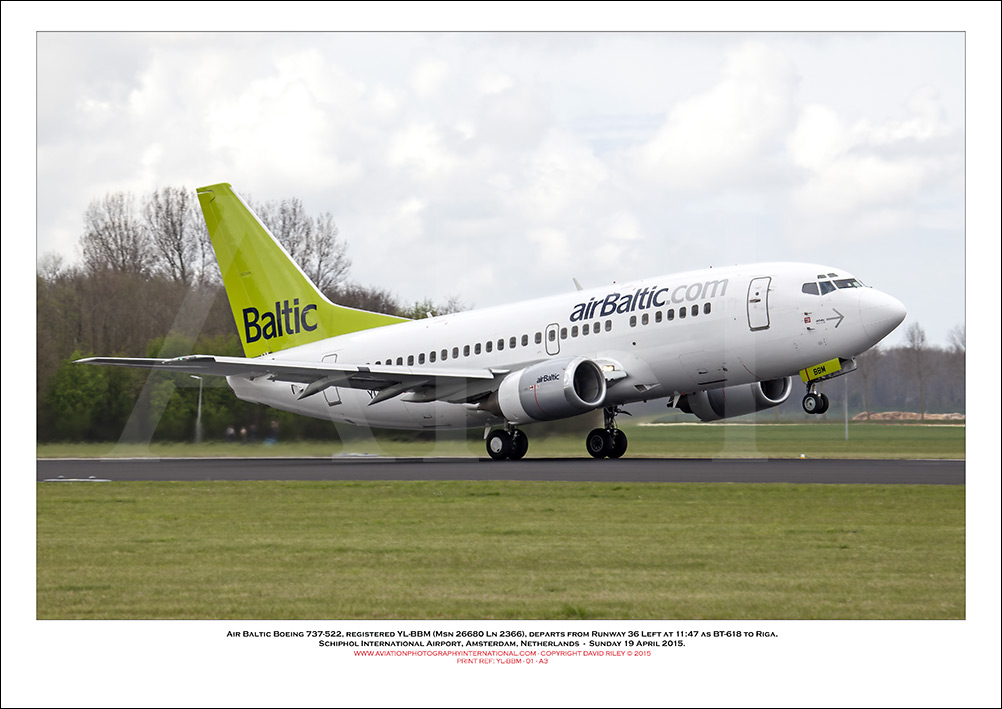 YL-BBM - Air Baltic Boeing 737-552  (Msn26680 Ln 2366) - 01