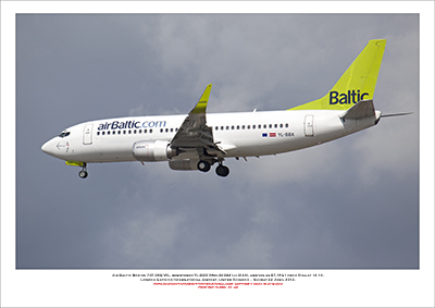 YL-BBX - Air Baltic Boeing 737-36Q WL  (Msn 30334 Ln 3120) - 01